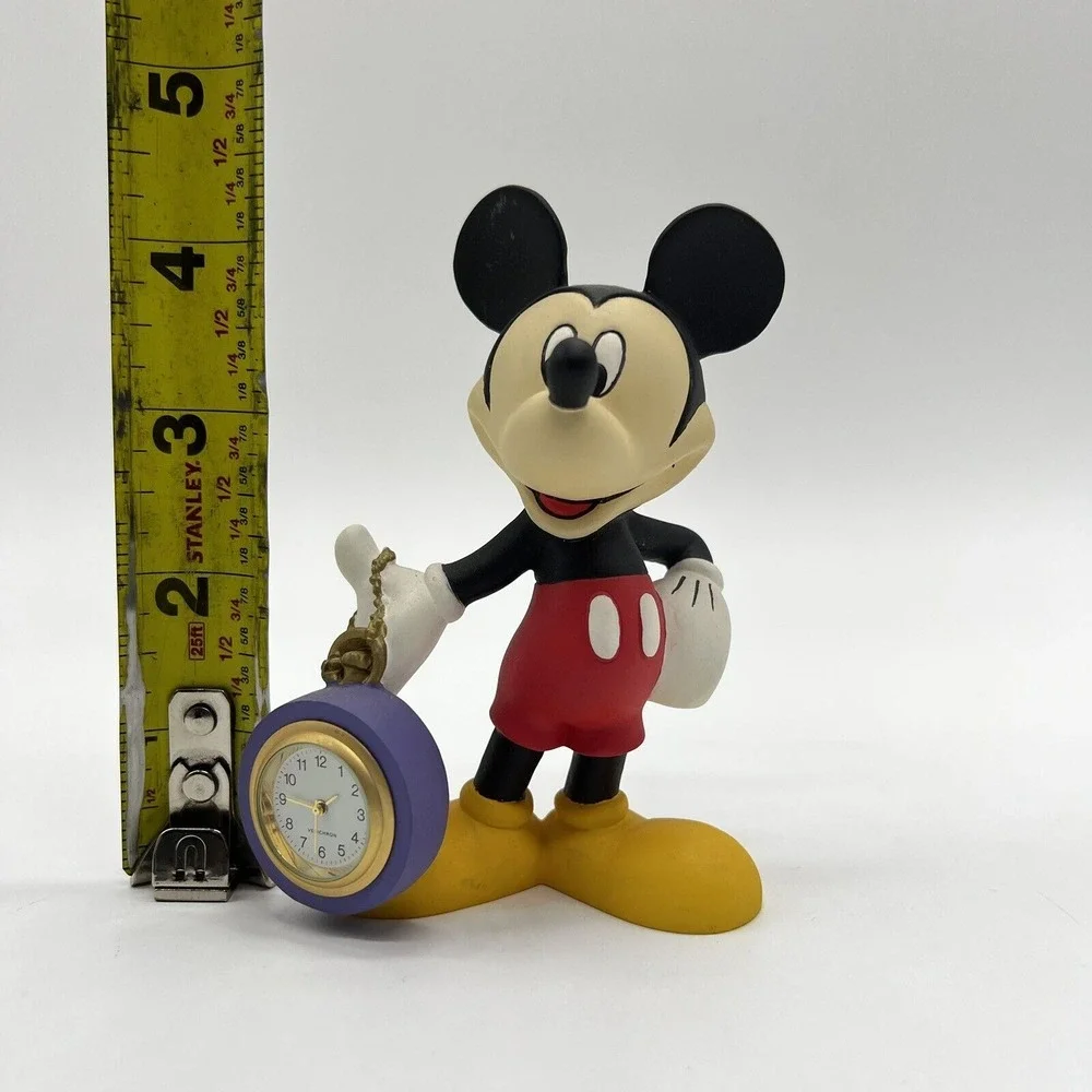 Disney Mickey Mouse Unlimited Verichron Timepiece Rare Clock Figure‎ Vintage HTF